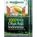 "Buku 1001 Resep Obat Asli Indonesia"